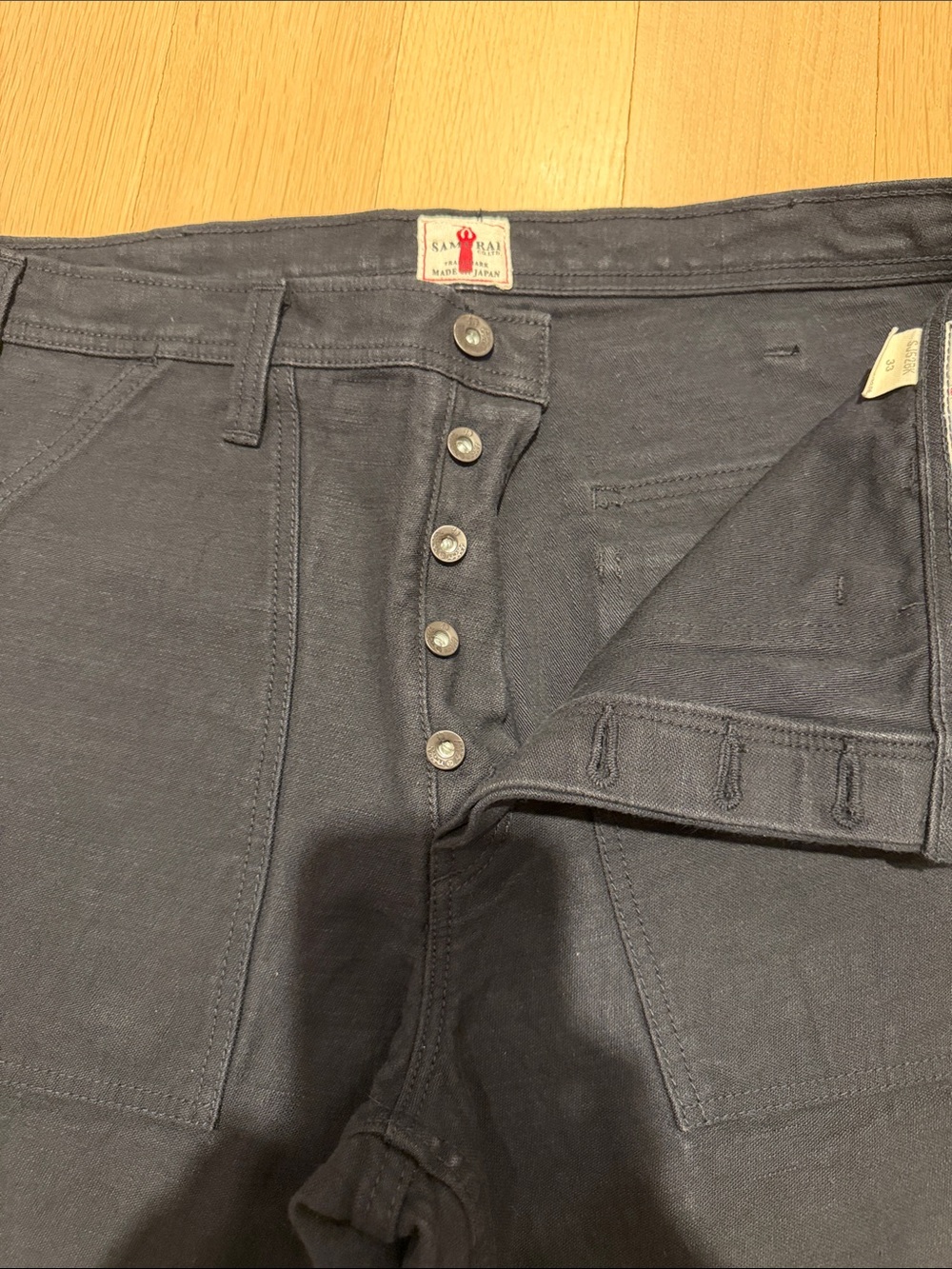 SAMURAI 15OZ HEAVYBACK BAKER PANTS - Picture 13 of 16
